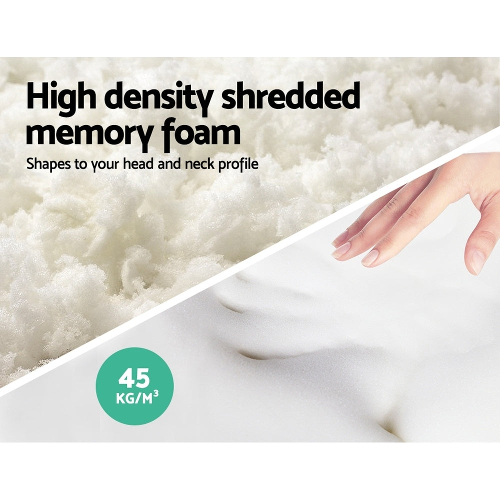 Giselle Bedding Set of 2 Visco Elastic Memory Foam Pillows freeshipping - Awezingly