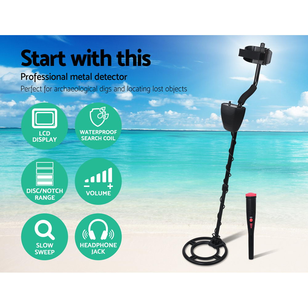 Metal Detector Pinpointer Deep Sensitive Searching Treasure Gold Hunt Digger 220MM freeshipping - Awezingly
