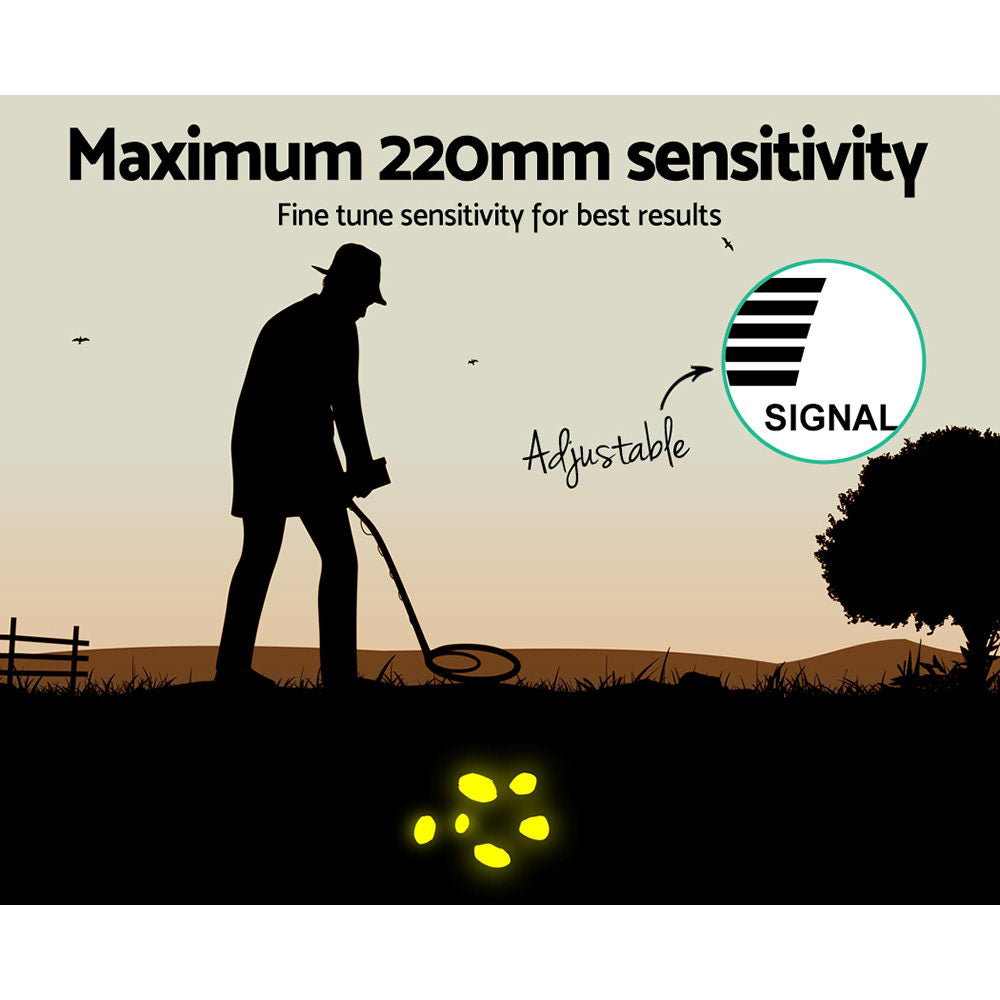 Metal Detector Pinpointer Deep Sensitive Searching Treasure Gold Hunt Digger 220MM freeshipping - Awezingly