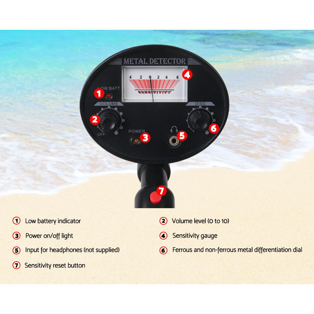 Metal Detector Pinpointer Deep Sensitive Searching Gold Digger Hunter Digger 180MM freeshipping - Awezingly