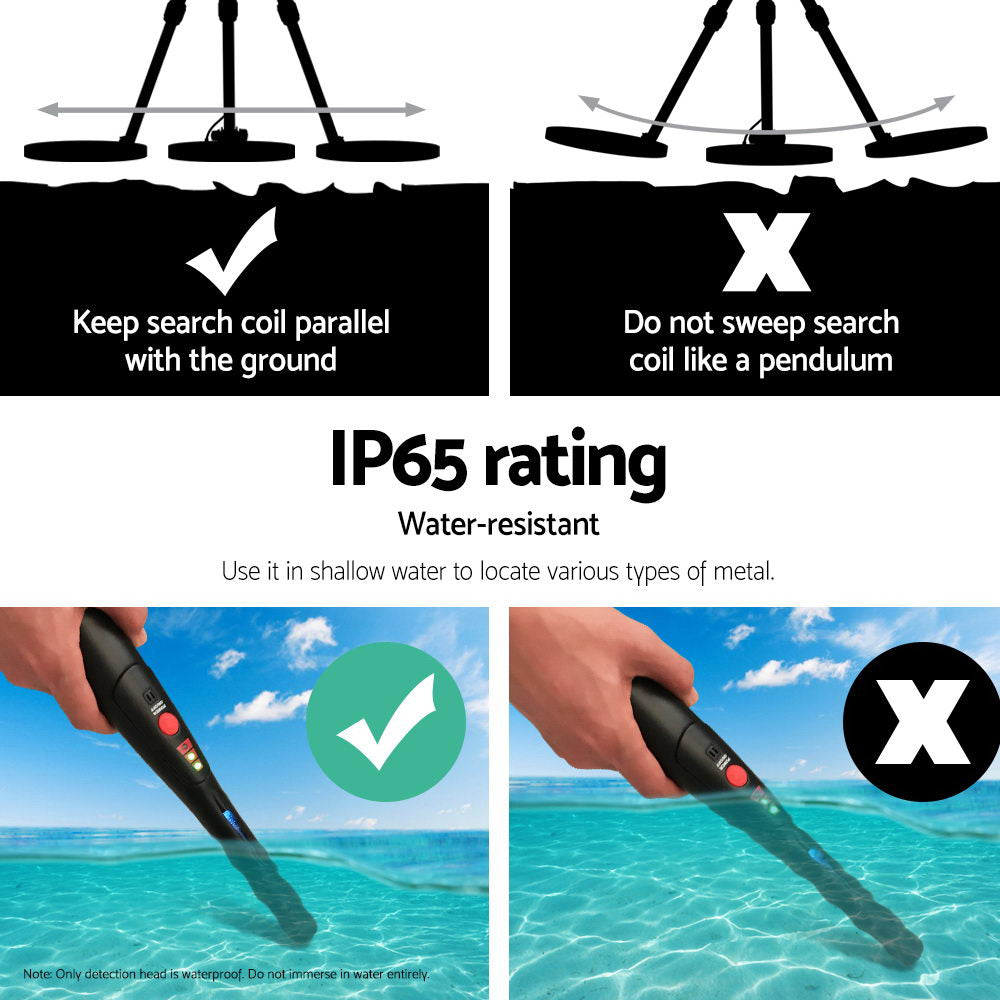 Metal Detector Pinpointer Deep Sensitive Searching Gold Digger Hunter Digger 180MM freeshipping - Awezingly