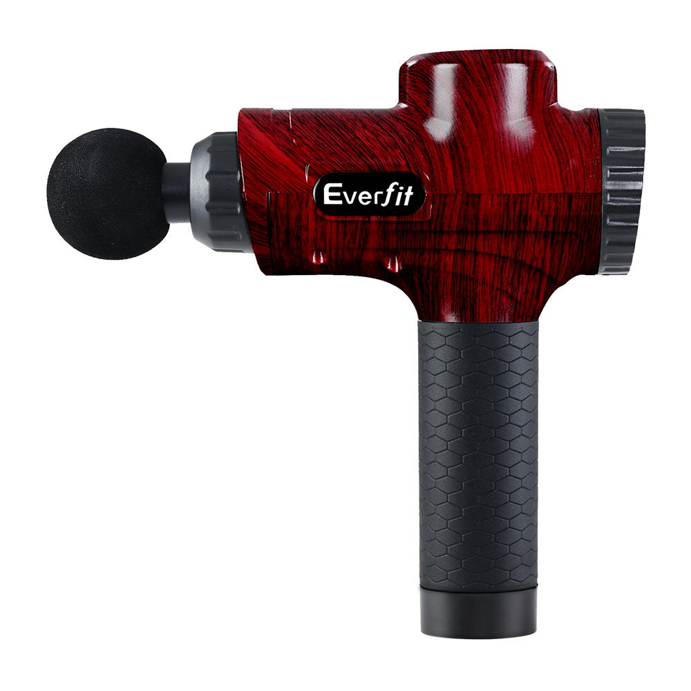 Everfit Massage Gun 6 Heads Electric Massager LCD Vibration Percussion Relief freeshipping - Awezingly