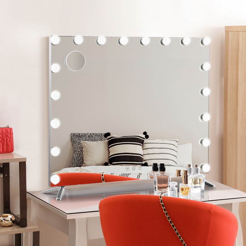 Embellir Makeup Mirror with Light LED Hollywood Mounted Wall Mirrors Cosmetic Embellir