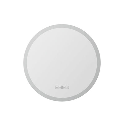 Embellir Bluetooth LED Wall Mirror With Light 50CM Bathroom Decor Round Mirrors