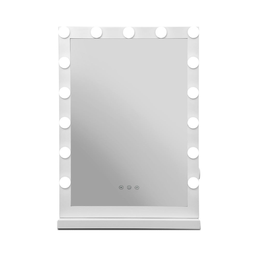 Embellir Hollywood Makeup Mirror With Light 15 LED Bulbs Vanity Lighted Stand freeshipping - Awezingly