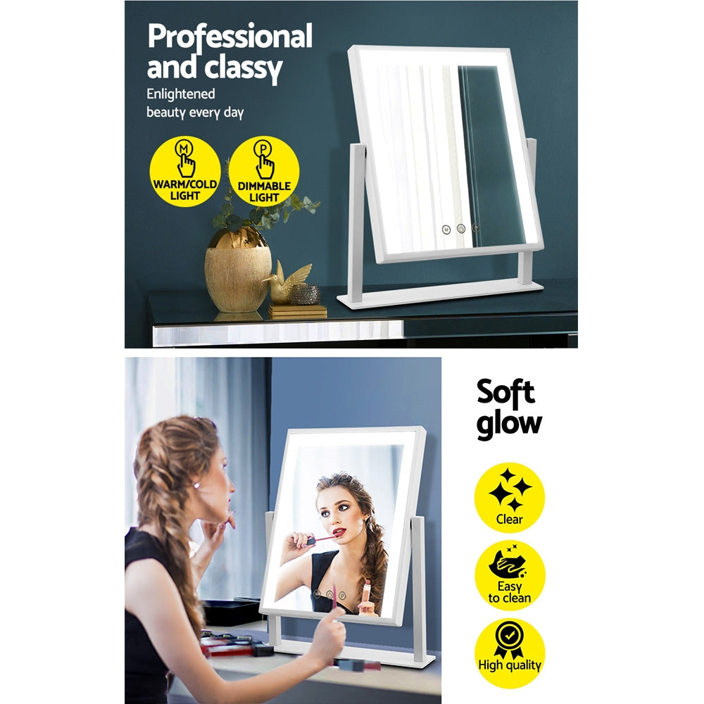 Embellir Hollywood Makeup Mirror with Dimmable Bulb Lighted Dressing Mirror freeshipping - Awezingly