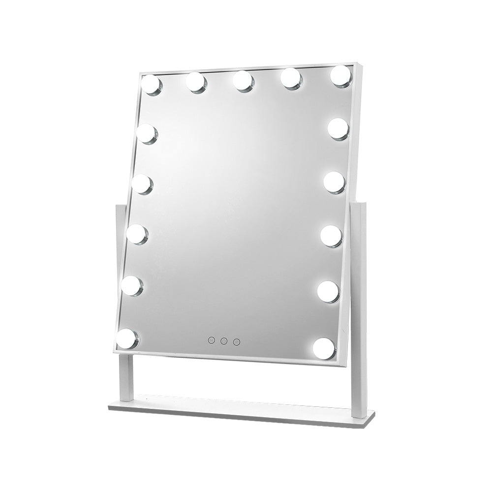 Embellir Hollywood Makeup Mirror with 15 Dimmable Bulb Lighted Dressing Mirror freeshipping - Awezingly