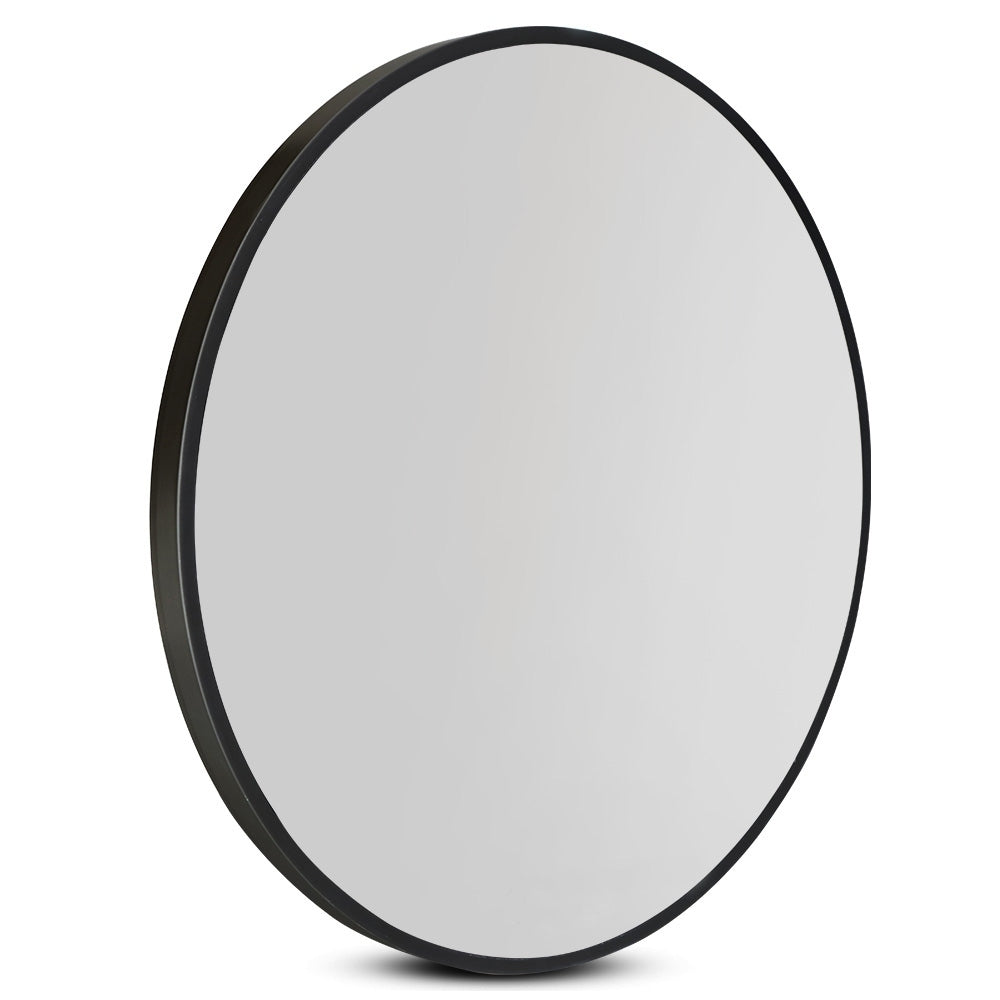 Embellir Round Wall Mirror 50cm Makeup Bathroom Mirror Frameless freeshipping - Awezingly