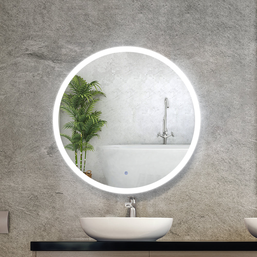 Embellir LED Wall Mirror Bathroom Light 80CM Decor Round decorative Mirrors Embellir