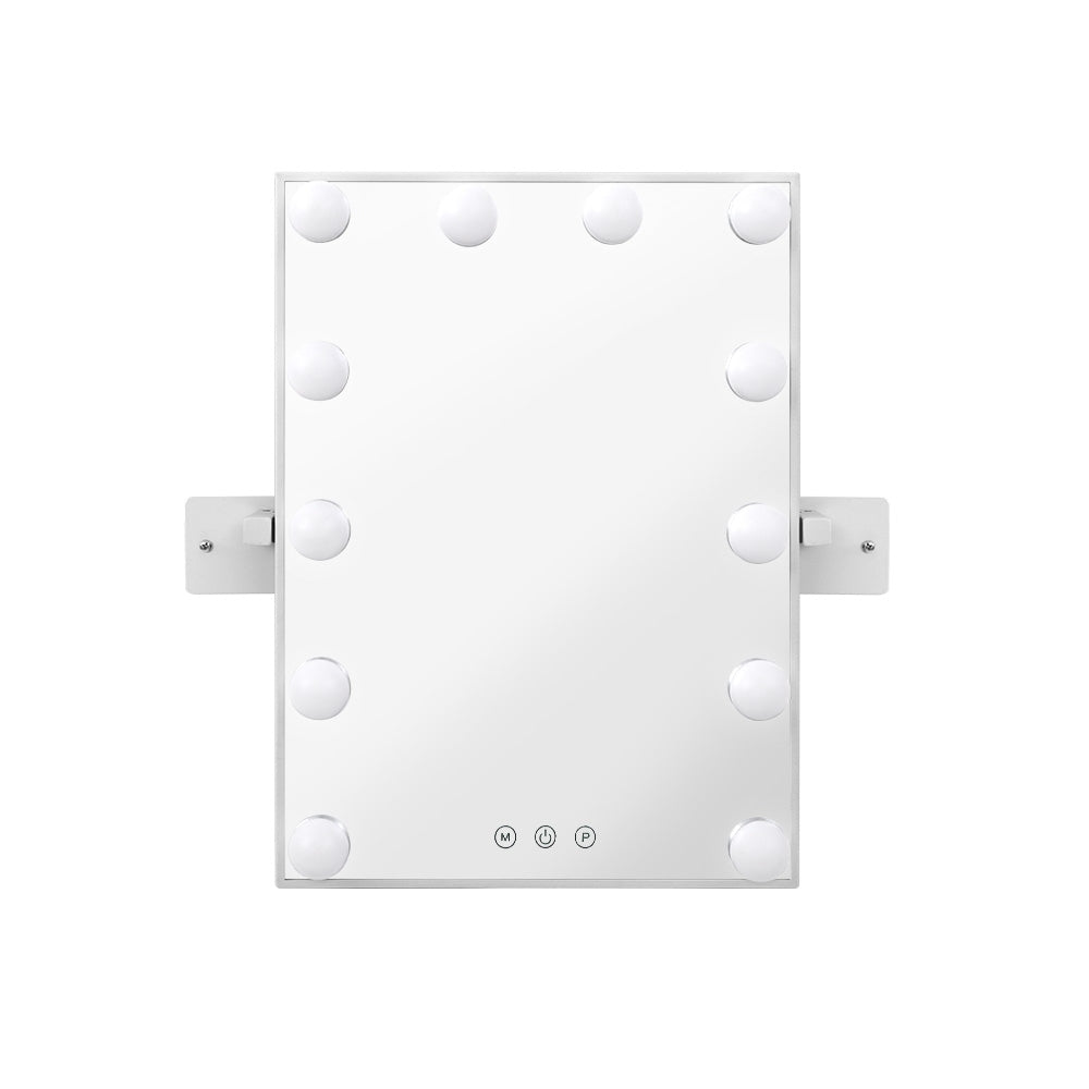 Embellir Hollywood Wall mirror Makeup Mirror With Light Vanity 12 LED Bulbs freeshipping - Awezingly