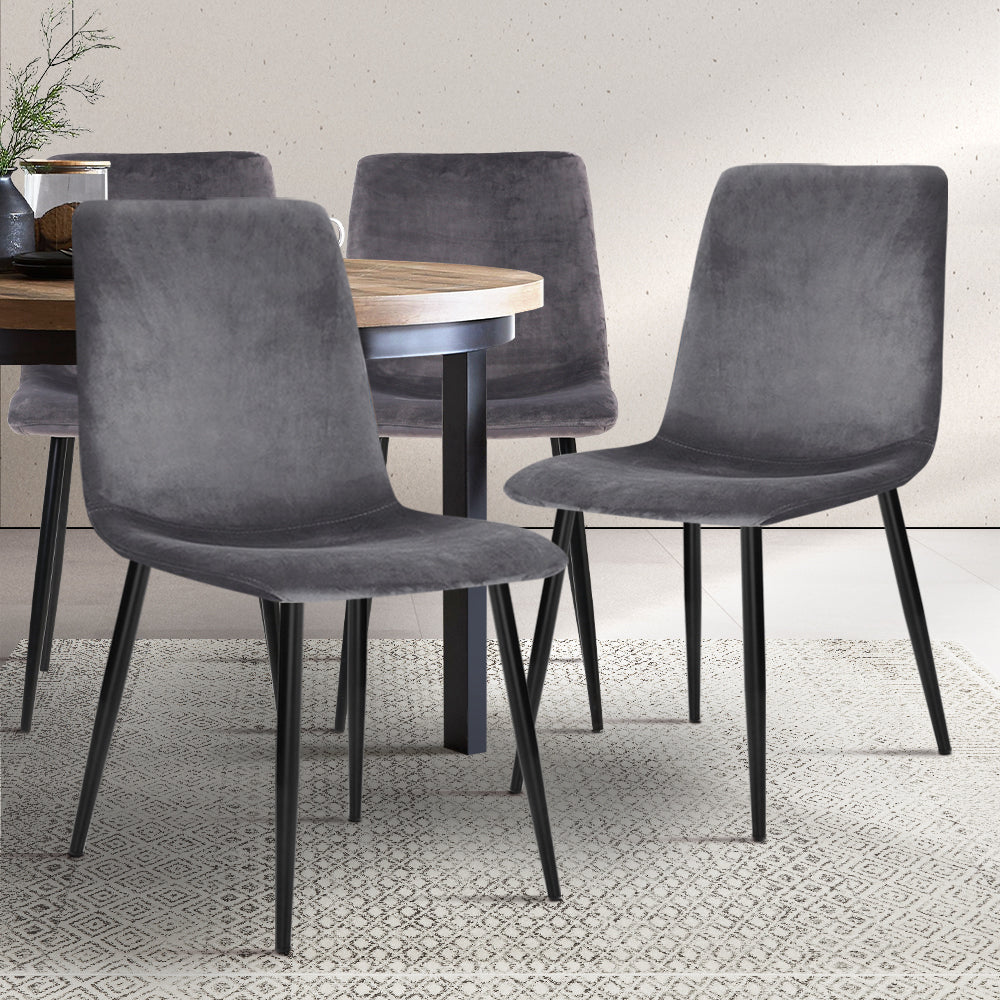 Set of 4 Artiss Modern Dining Chairs Artiss