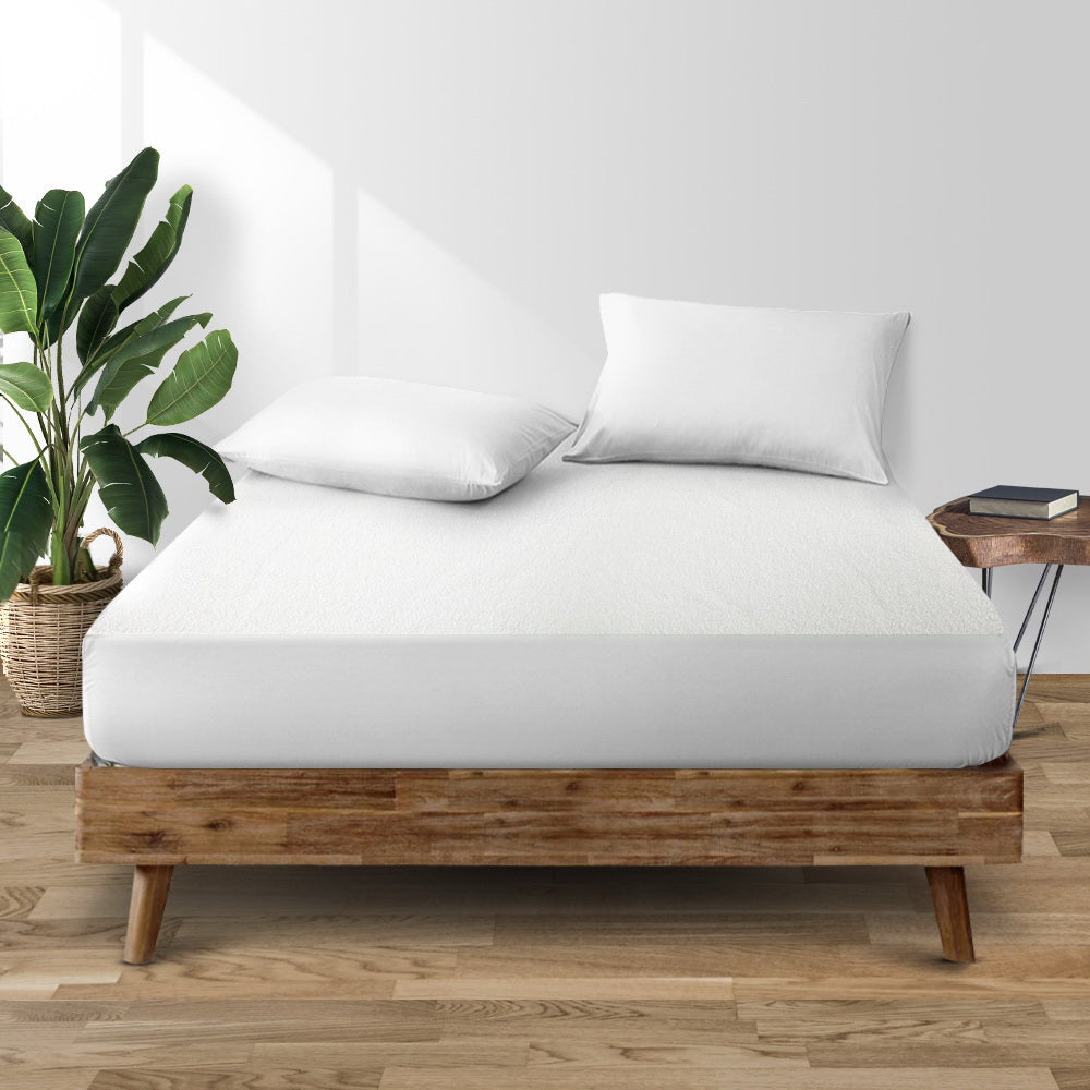 Giselle Bedding King Single Size Waterproof Bamboo Mattress Protector freeshipping - Awezingly