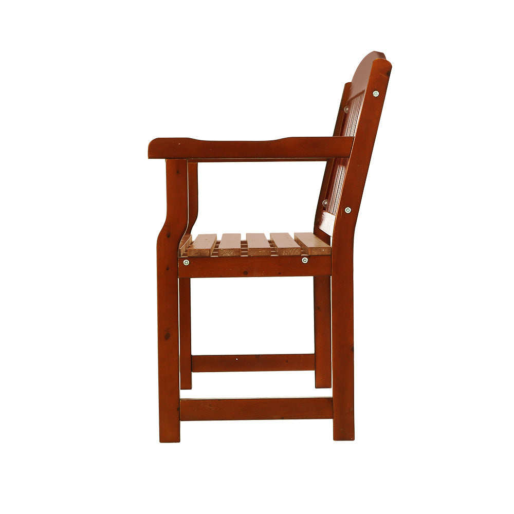 Gardeon Outdoor Garden Bench Seat Wooden Chair Patio Furniture Timber Lounge Gardeon