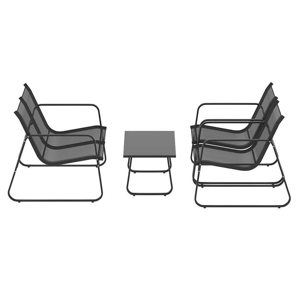 Gardeon Outdoor Lounge Setting Garden Patio Furniture Textilene Sofa Table Chair Gardeon