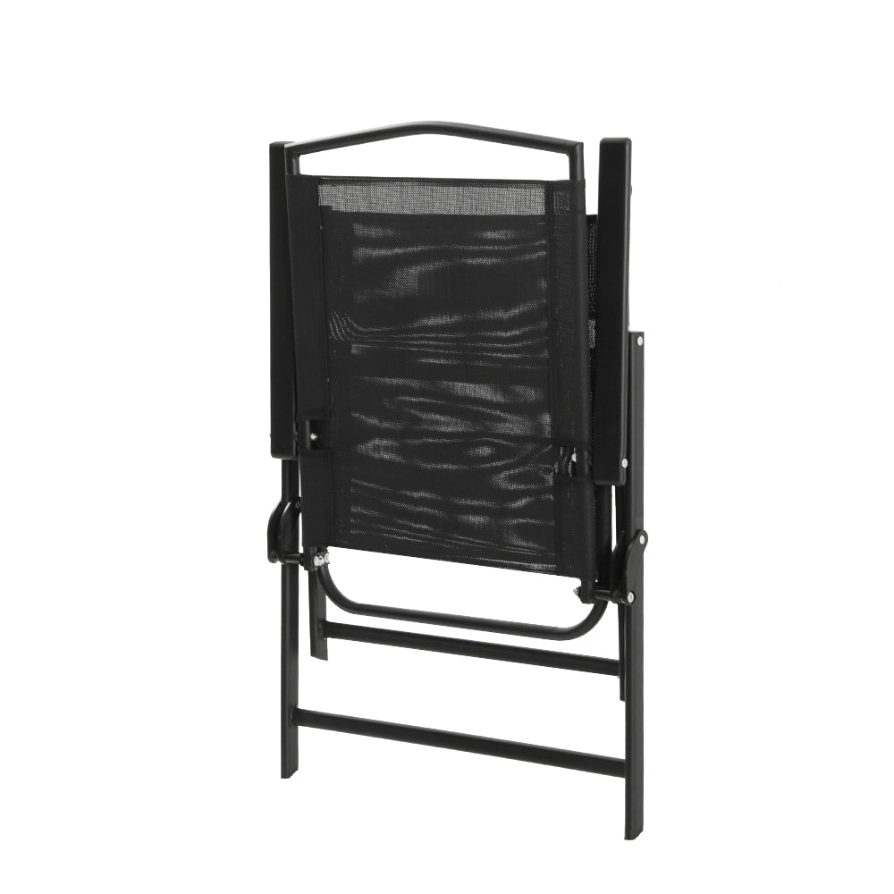 Gardeon Outdoor Chairs Portable Folding Camping Chair Steel Patio Furniture Gardeon
