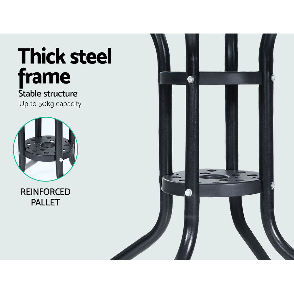 Gardeon Outdoor Furniture Dining Chair Table Bistro Set freeshipping - Awezingly