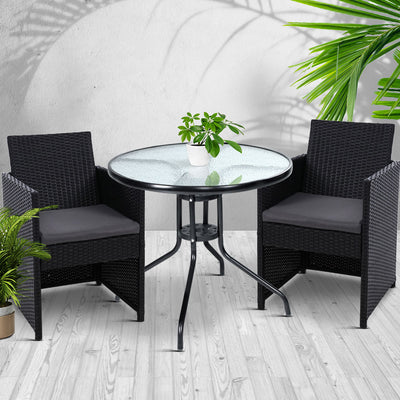 Gardeon Patio Furniture Dining Chairs Table Patio Setting Bistro Set
