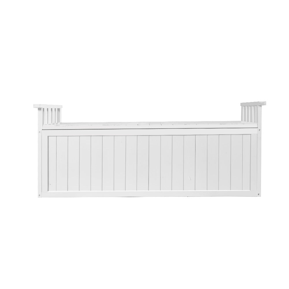 Gardeon Outdoor Storage Box Wooden Garden Bench 129cm Chest Tool Toy Sheds XL Gardeon