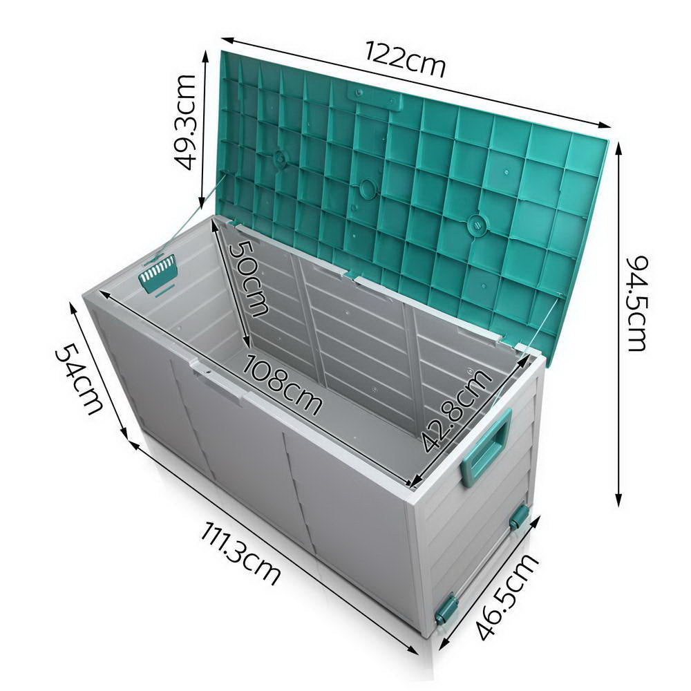 Gardeon 290L Outdoor Storage Box - Green freeshipping - Awezingly