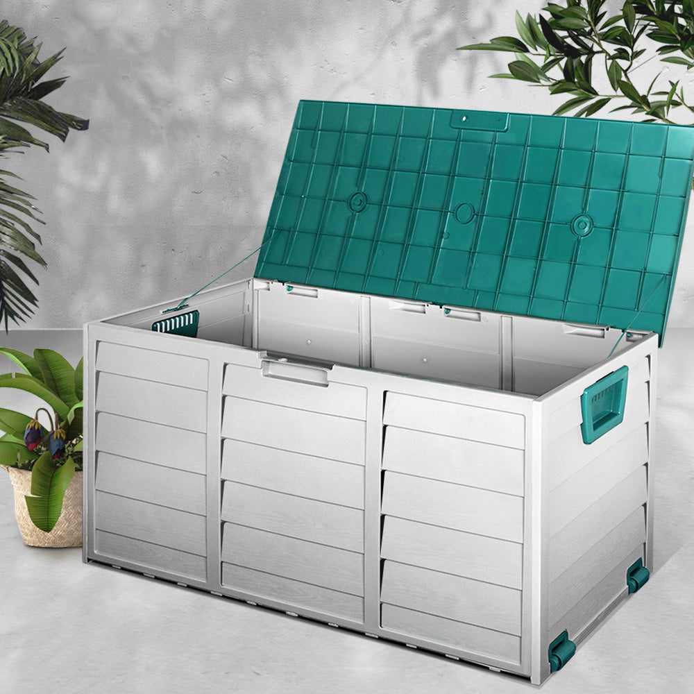Gardeon 290L Outdoor Storage Box - Green freeshipping - Awezingly