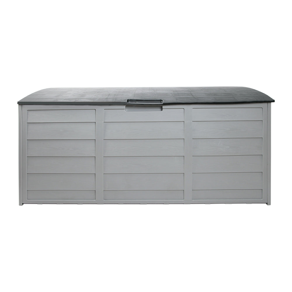 Gardeon 290L Outdoor Storage Box - Grey freeshipping - Awezingly