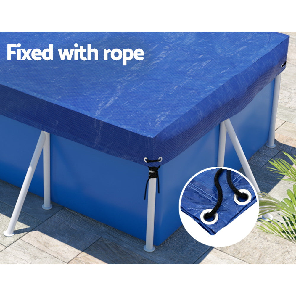 Aquabuddy Pool Cover 3x2m Above-ground Swimming Pool Blanket Blue Aquabuddy
