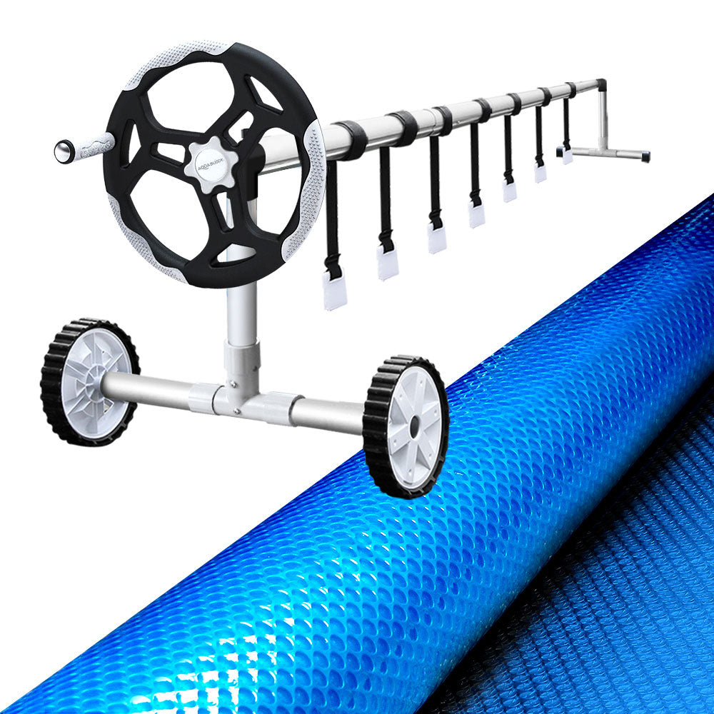 Aquabuddy Pool Cover Roller Blanket Bubble Heater Solar Swimming Covers 8x4.2M Aquabuddy