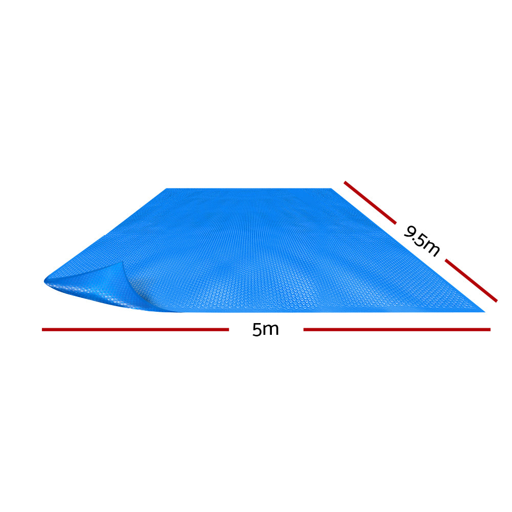 Aquabuddy Pool Cover 500 Micron 9.5x5m Swimming Pool Solar Blanket Blue Does not apply