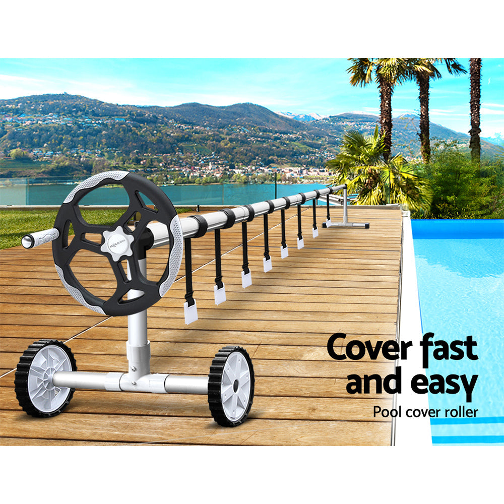 Aquabuddy Swimming Pool Cover Roller Reel Adjustable Solar Thermal Blanket Aquabuddy