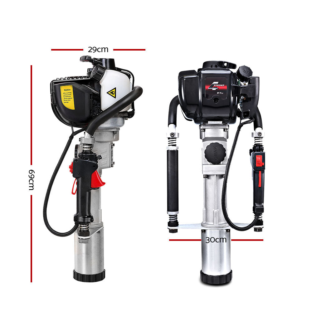 Giantz 4-Stroke Petrol Post Driver Rammer Power Pile Hole Drive Farm Fence Giantz