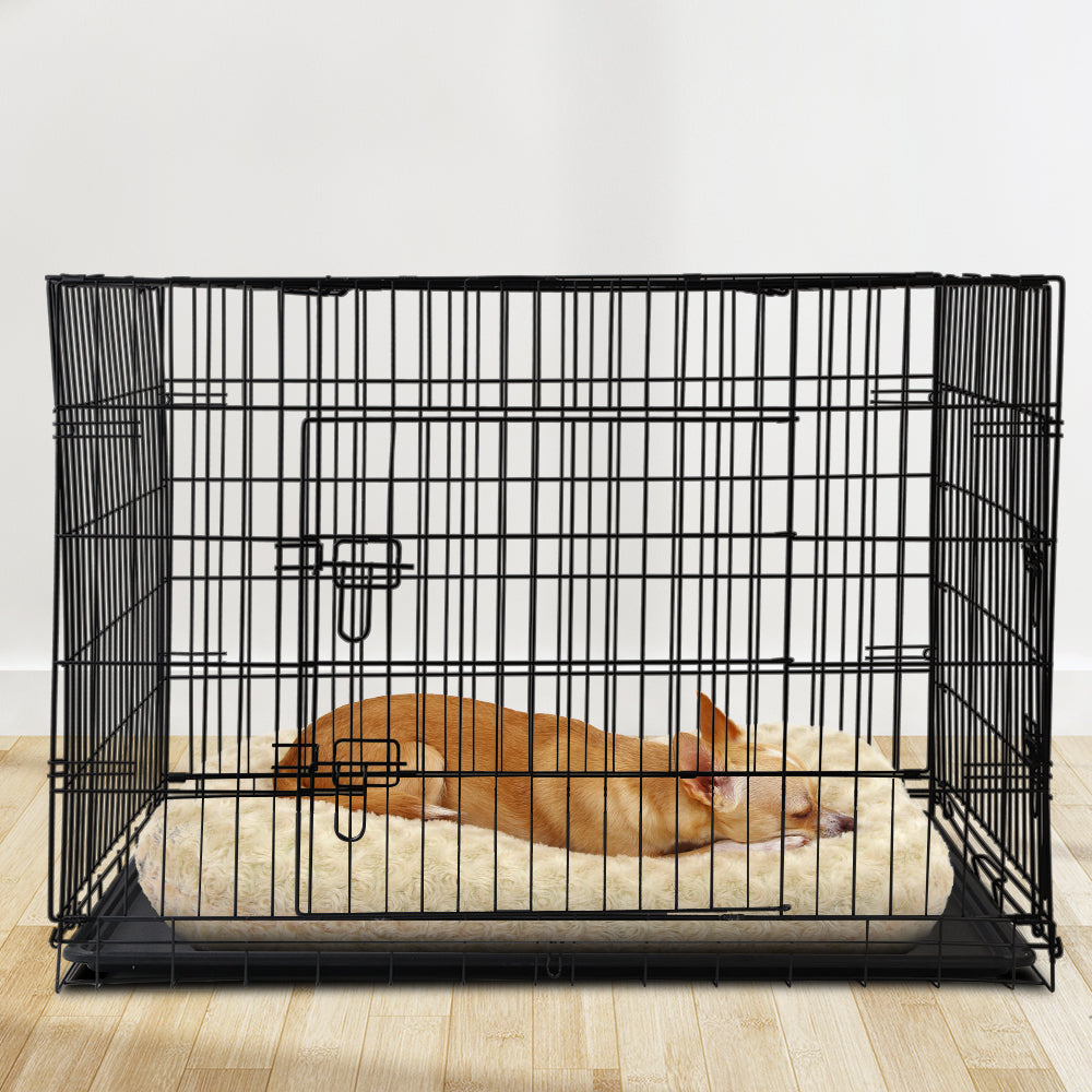 i.Pet 42inch Pet Cage - Black freeshipping - Awezingly