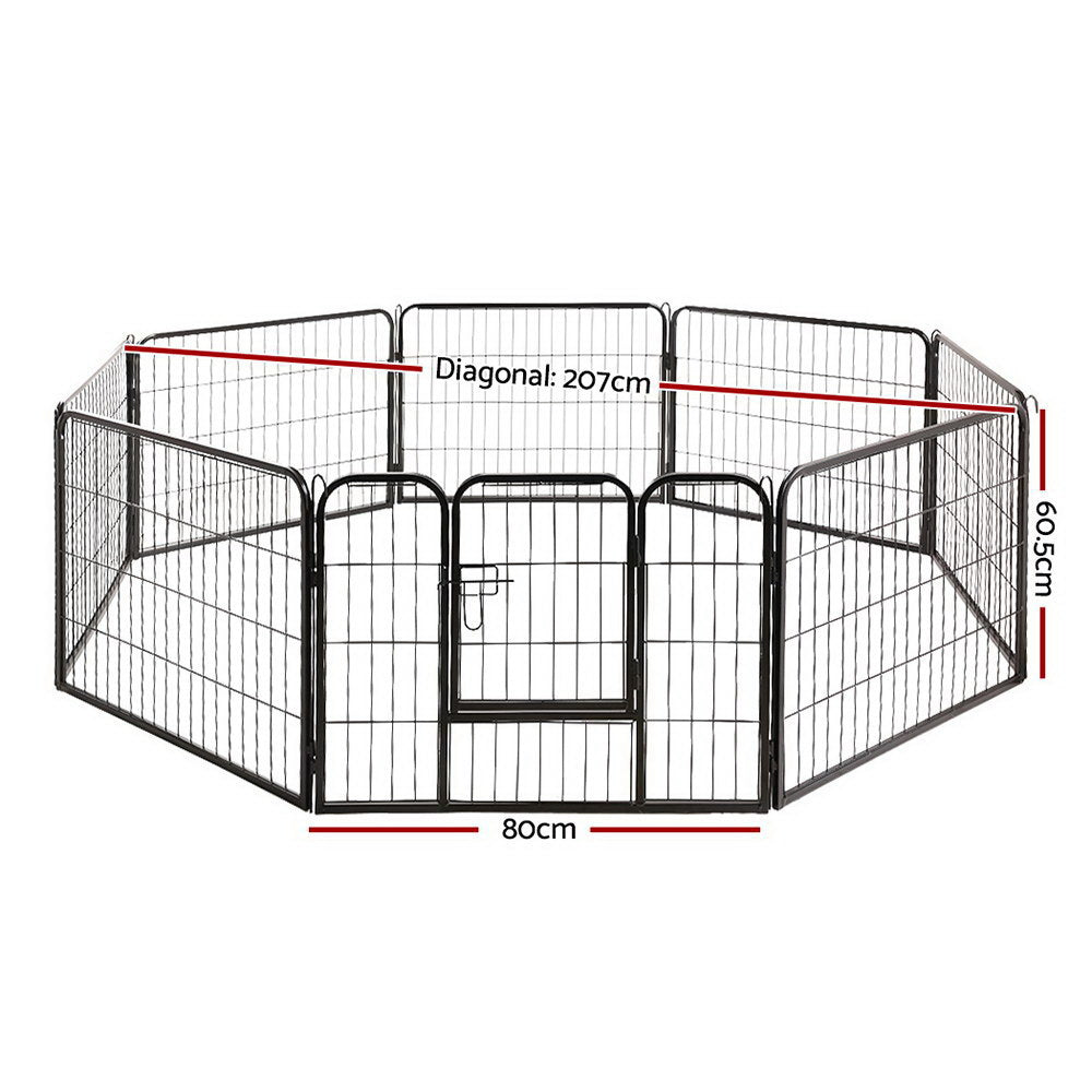 i.Pet 8 Panel Pet Dog Playpen 80x60cm freeshipping - Awezingly