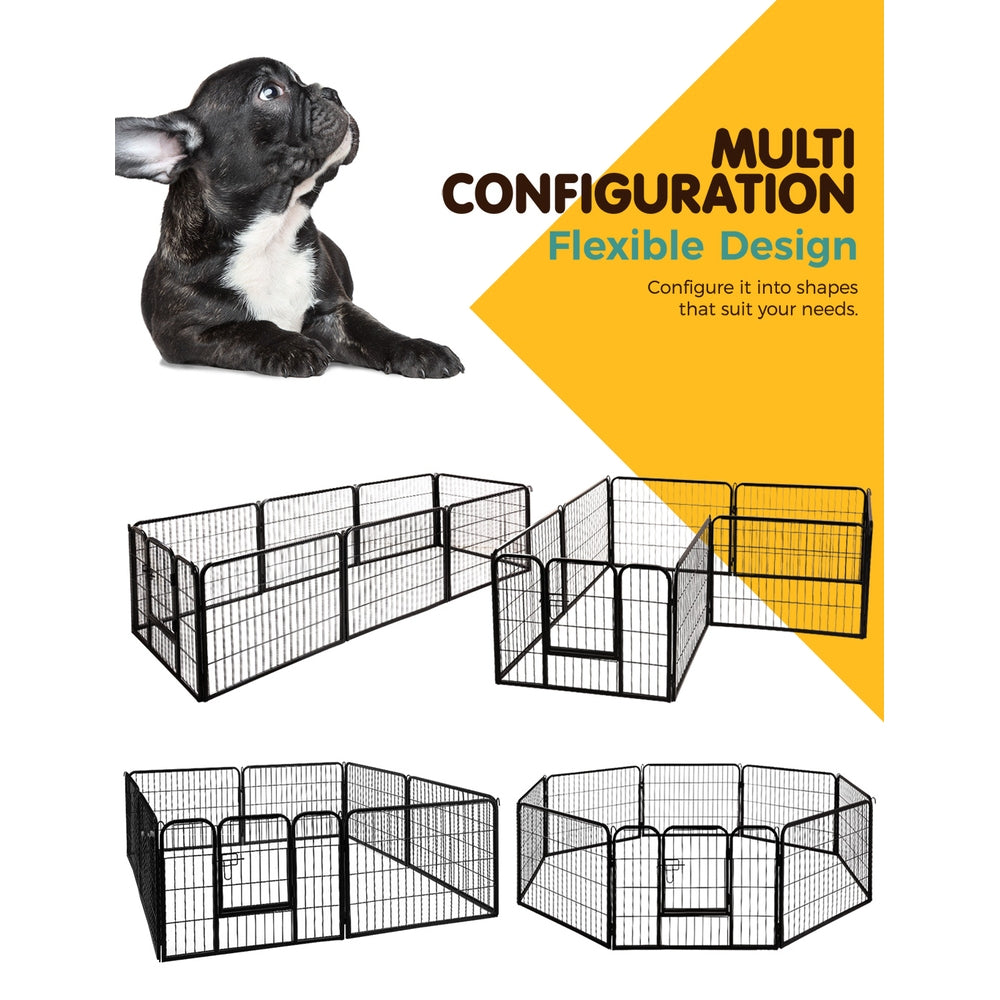 i.Pet 8 Panel Pet Dog Playpen 80x60cm freeshipping - Awezingly