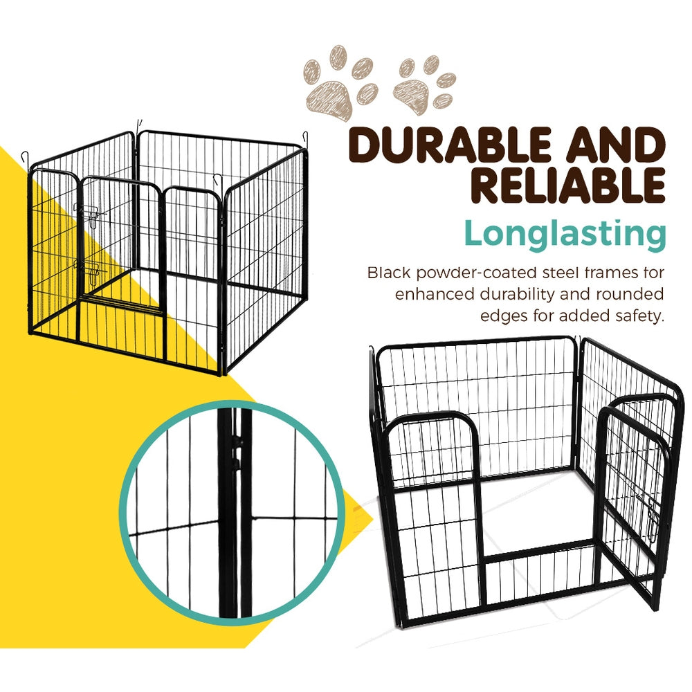 i.Pet 8 Panel Pet Dog Playpen 80x60cm freeshipping - Awezingly