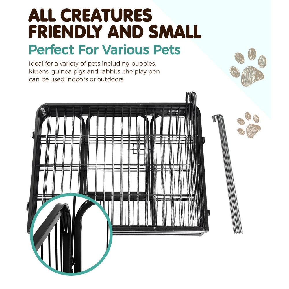 i.Pet 8 Panel Pet Dog Playpen 80x60cm freeshipping - Awezingly