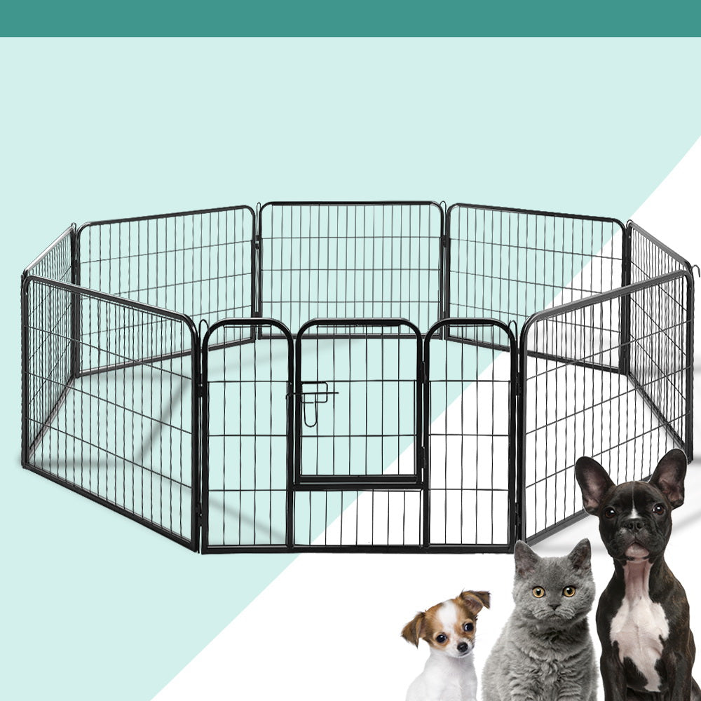 i.Pet 8 Panel Pet Dog Playpen 80x60cm freeshipping - Awezingly