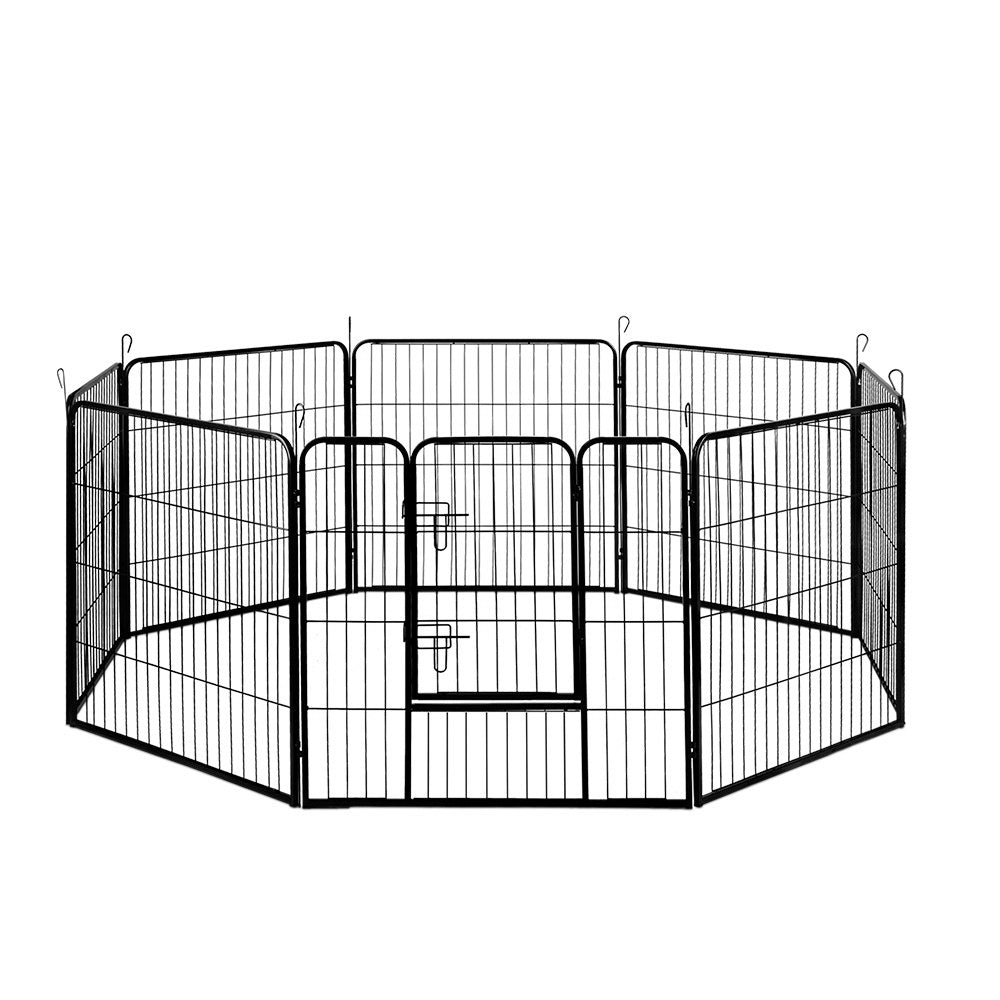 i.Pet 8 Panel Pet Dog Playpen Puppy Exercise Cage Enclosure Fence Play Pen 80x80cm freeshipping - Awezingly