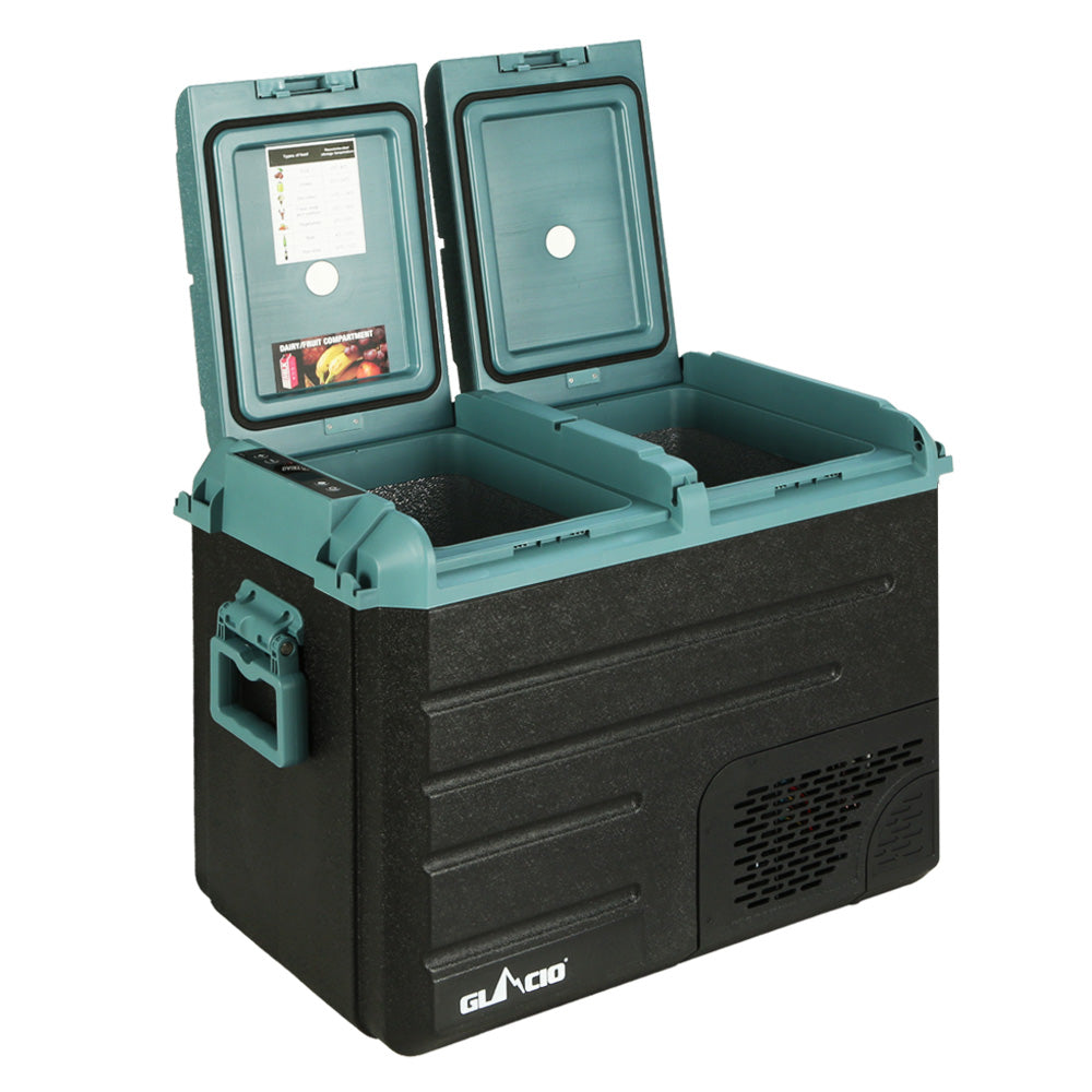 Glacio 50L Portable Fridge Freezer Fridges Cooler Camping 12V/24V/240V Caravan Glacio