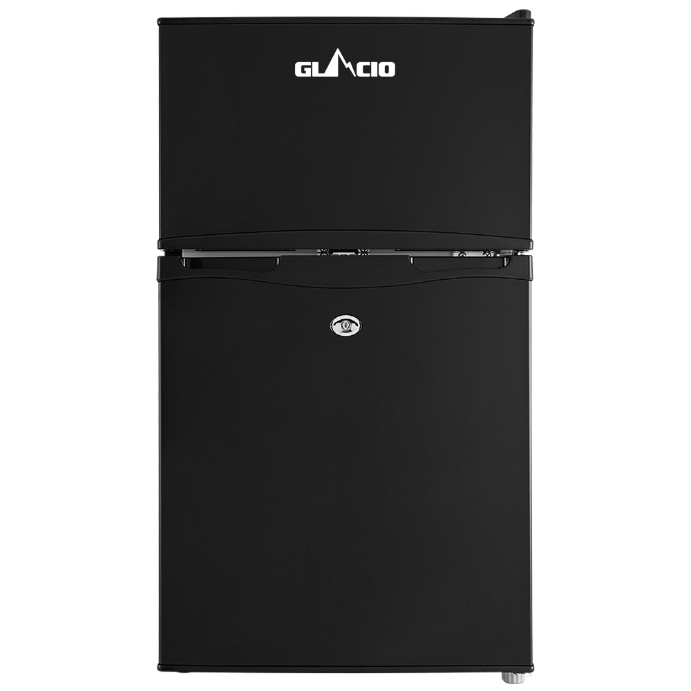 Glacio 90L Portable Fridge Bar Freezer Cooler Upright 12V/24V/240V Caravan 4WD Car Camping Black freeshipping - Awezingly