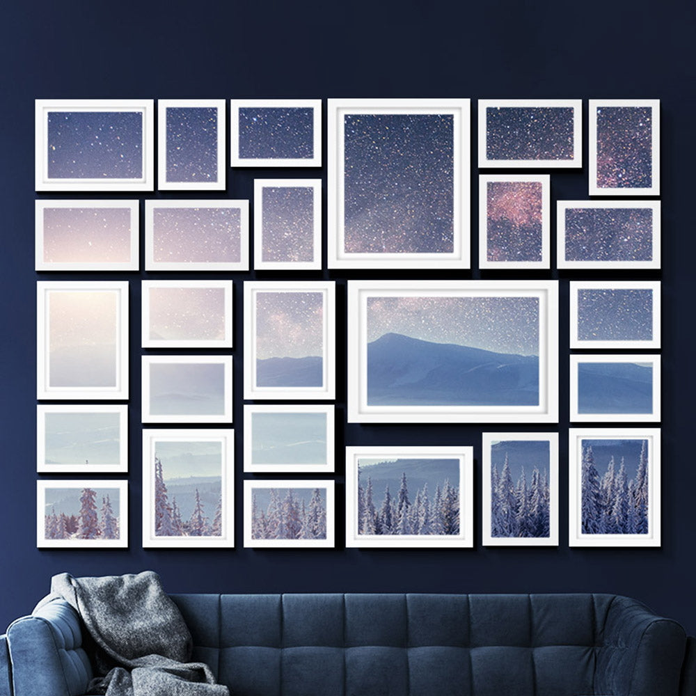 26 PCS Picture Photo Frame Wall Set Home Decor Present Gift White freeshipping - Awezingly