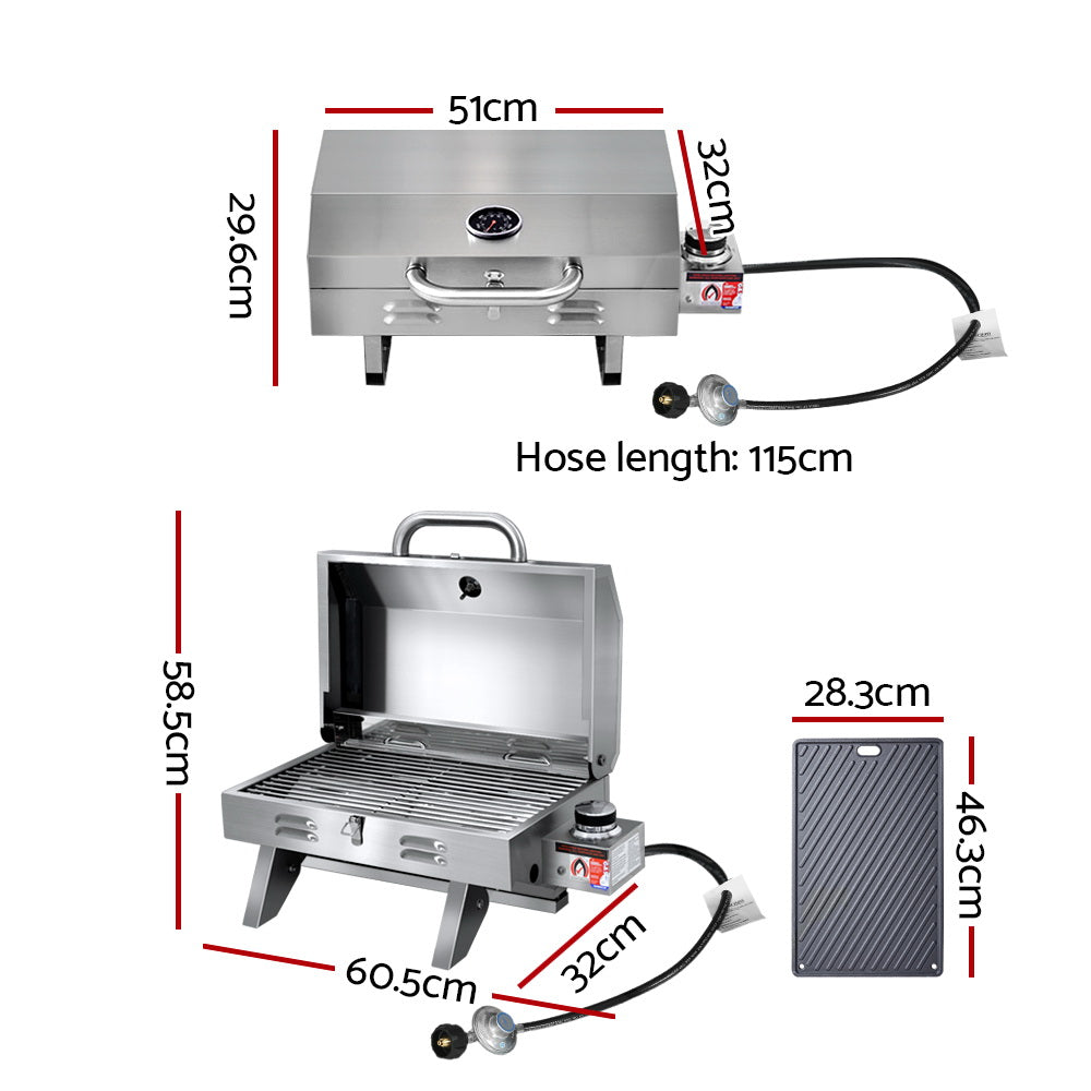 Grillz Portable Gas BBQ Grillz