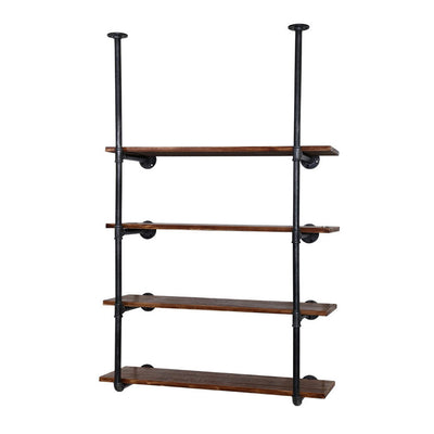 Artiss Industrial DIY Pipe Shelf Rustic Floating Wall Display Shelves Brackets