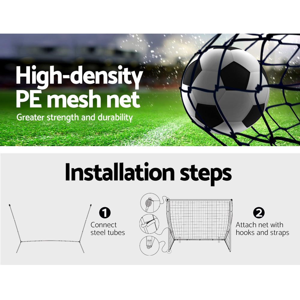 Everfit Portable Soccer Football Goal Net Kids Outdoor Training Sports 3.6M XL Everfit