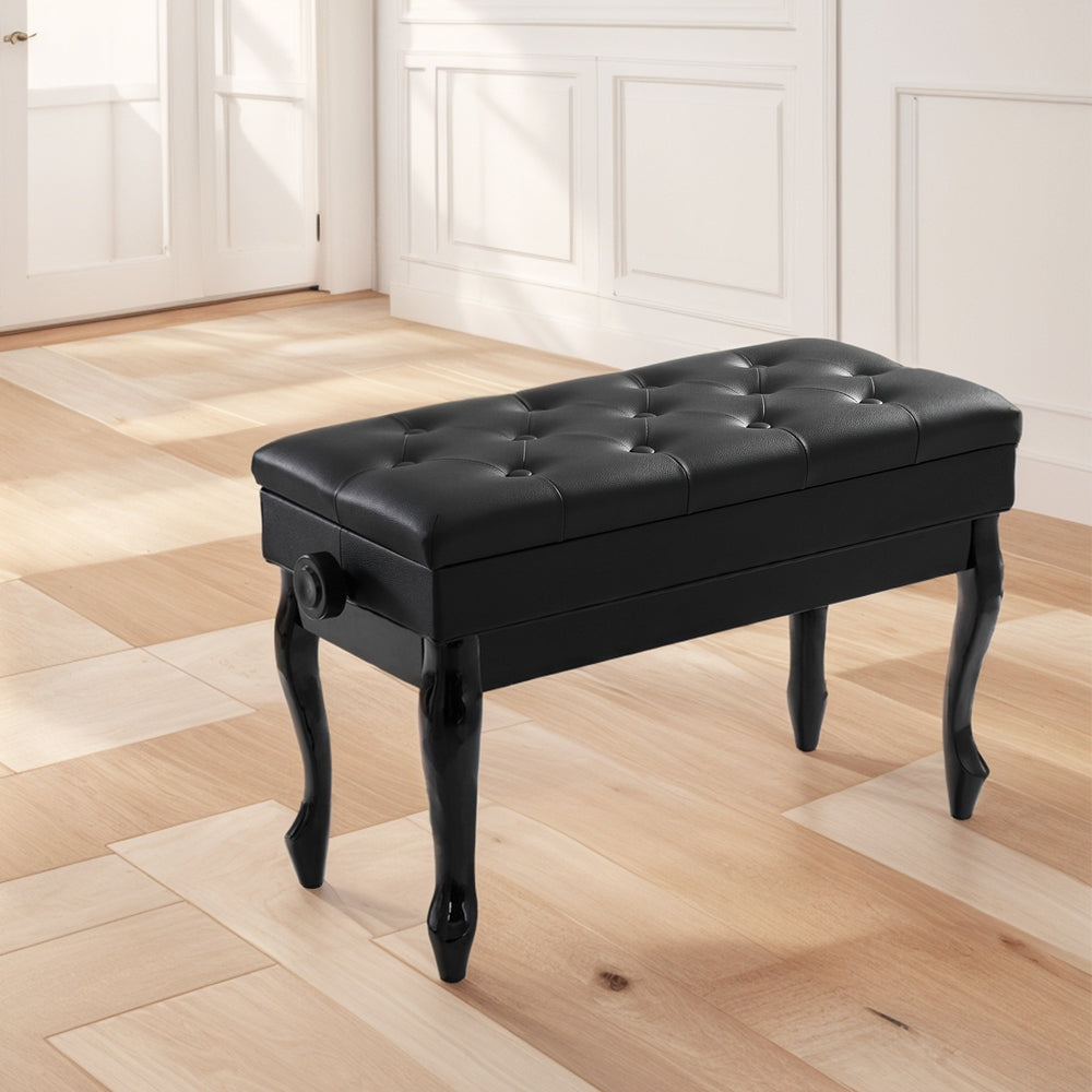 Alpha Piano Bench Stool Adjustable Height Keyboard Seat Does not apply
