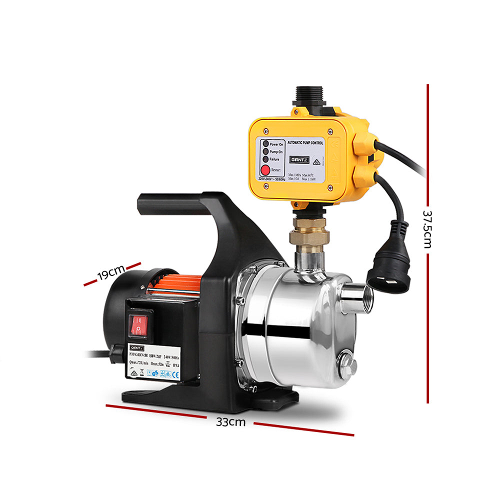Giantz 1500W High Pressure Garden Water Pump with Auto Controller Giantz