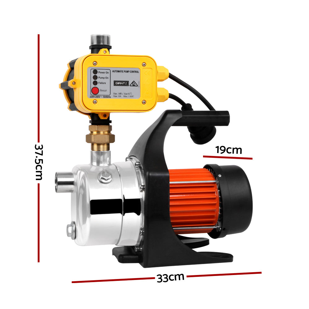 Giantz 1500W High Pressure Garden Water Pump with Auto Controller Giantz