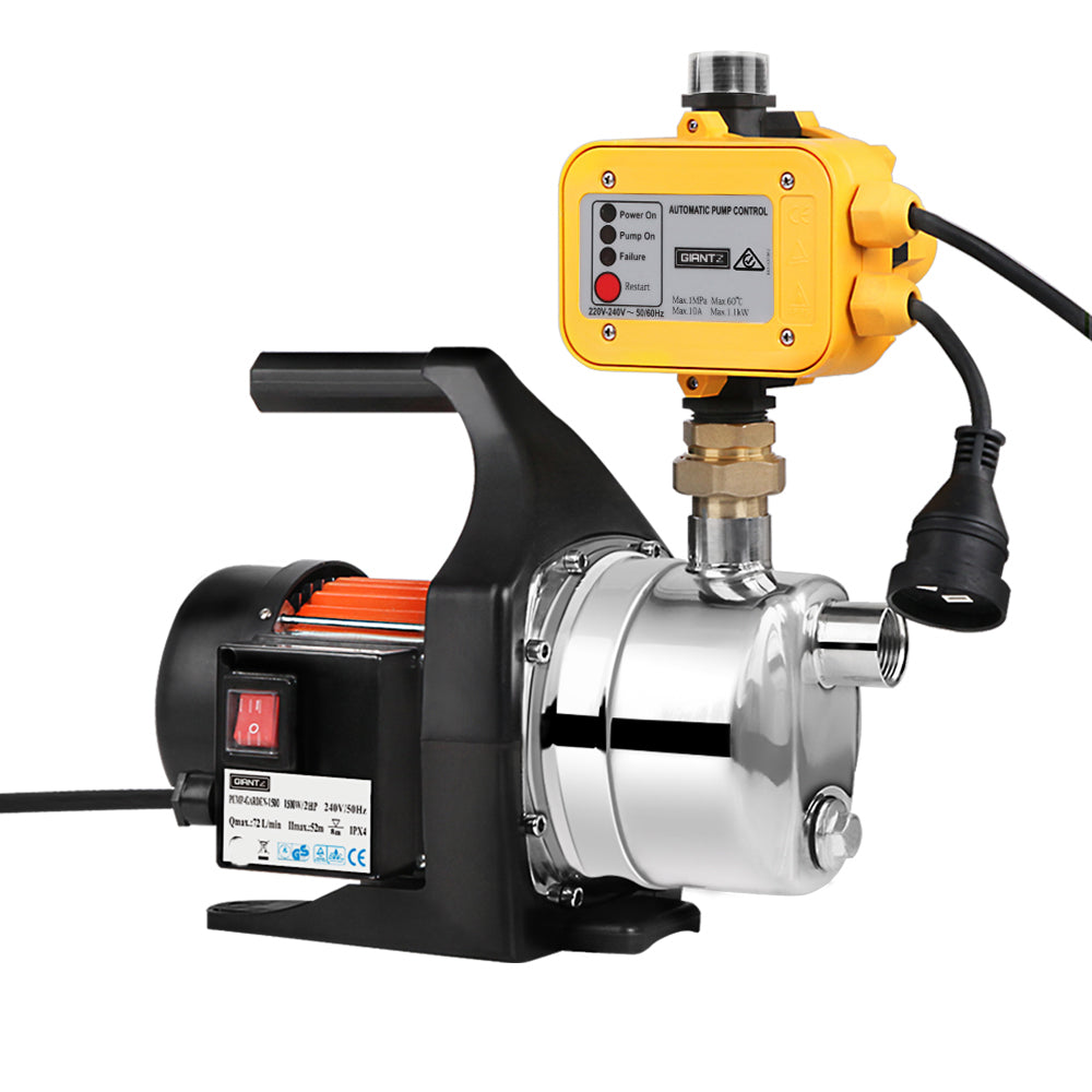 Giantz 1500W High Pressure Garden Water Pump with Auto Controller Giantz