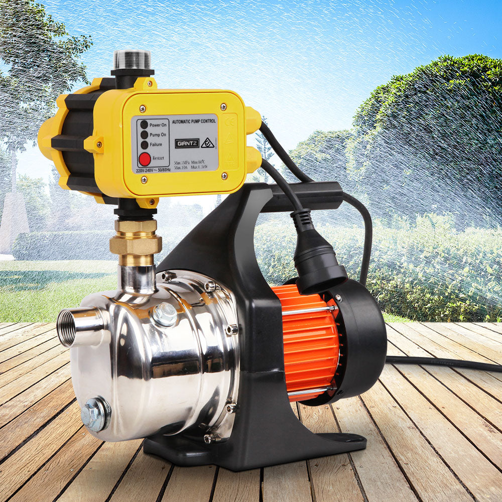 Giantz 1500W High Pressure Garden Water Pump with Auto Controller Giantz