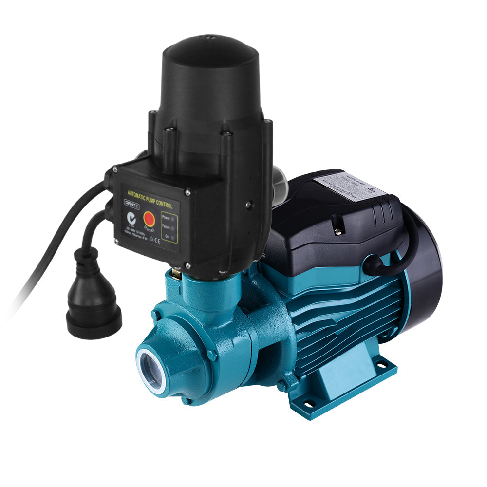 Auto Peripheral Water Pump Electric Clean Garden Farm Rain Tank Irrigation QB60 Giantz