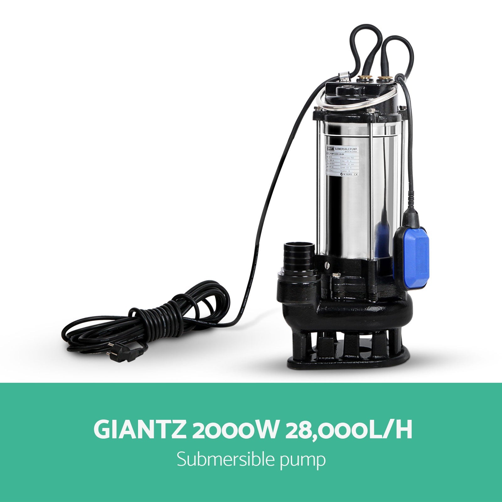 2.7HP Submersible Dirty Water Pump Giantz